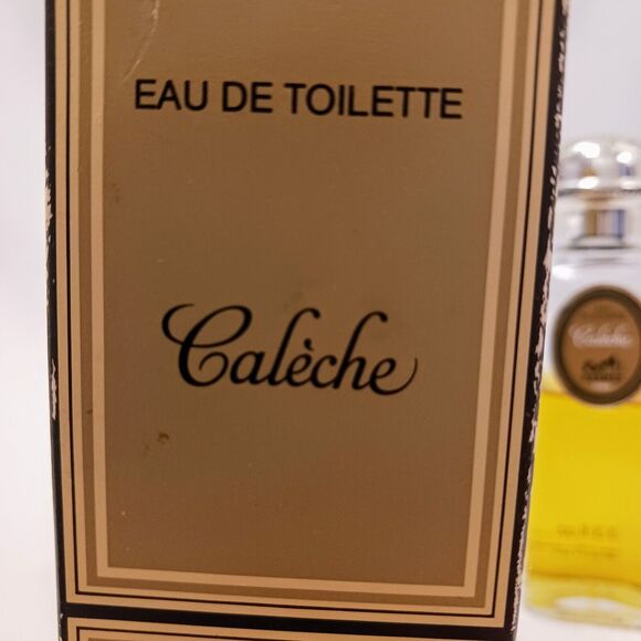 Hermes Caleche Eau de Toilette 3/4 of 3.3 oz w BOX Vntg Original Classic Woodsy - Picture 4 of 12